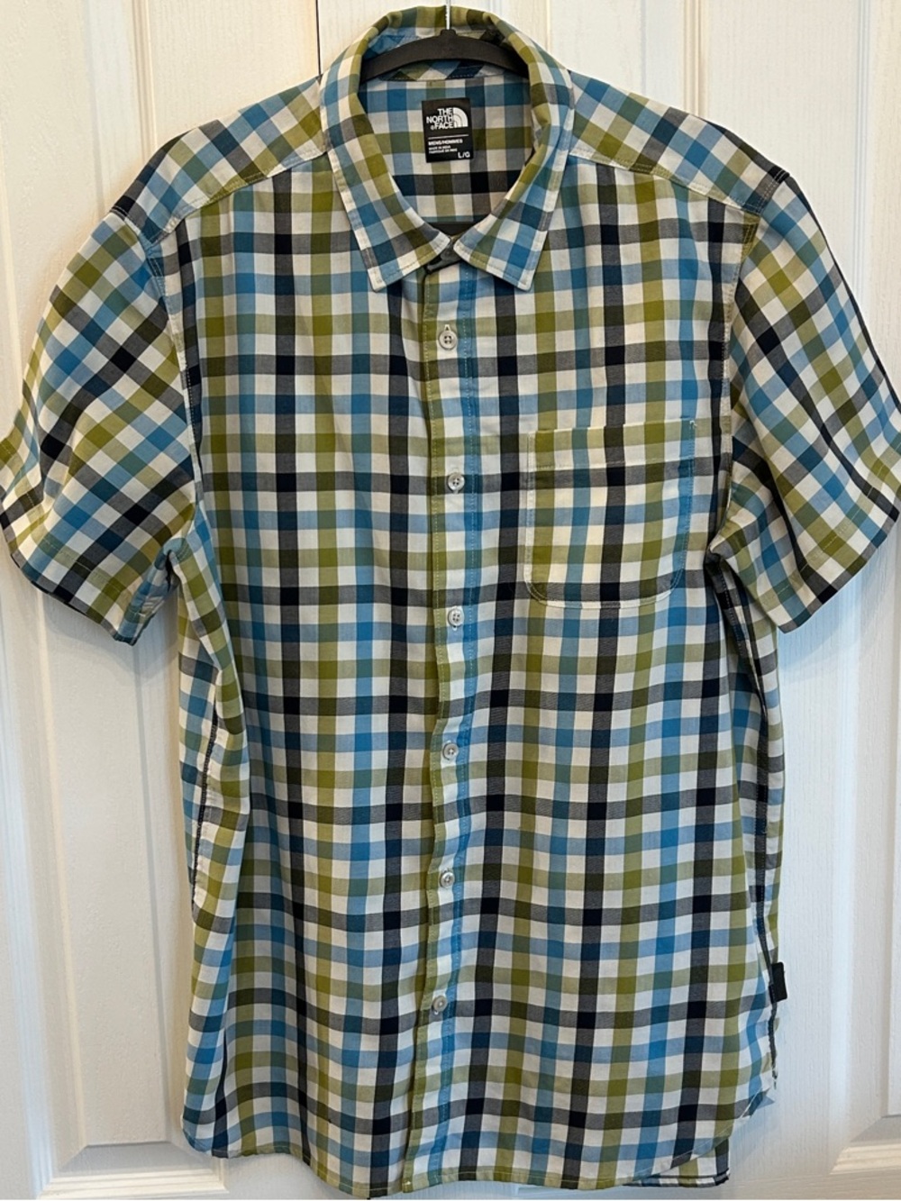 The North Face Plaid Button Down Shirt Mens L EUC Outdoor Style